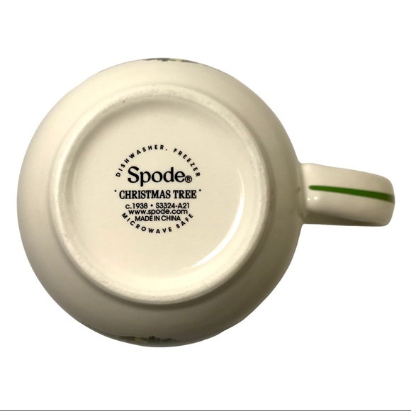 SPODE Christmas Tree Cafe Mug ~ New In Box Cocoa Coffee Tea Mug 14 Oz. - Picture 6 of 13